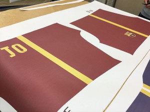 プリンター出力したパンツの型
