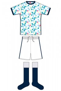 サッカーユニフォーム 三角形