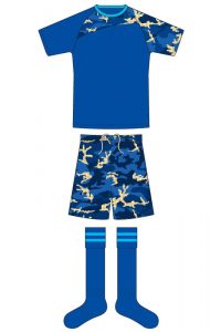 サッカーユニフォーム  カモフラージュ2