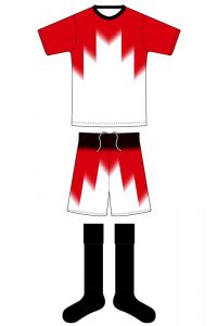 サッカーユニフォーム カナダ