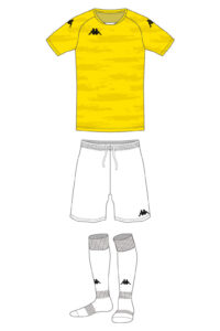 ユニフォーム フェイントボーダー(肩ロゴ)[216-702]